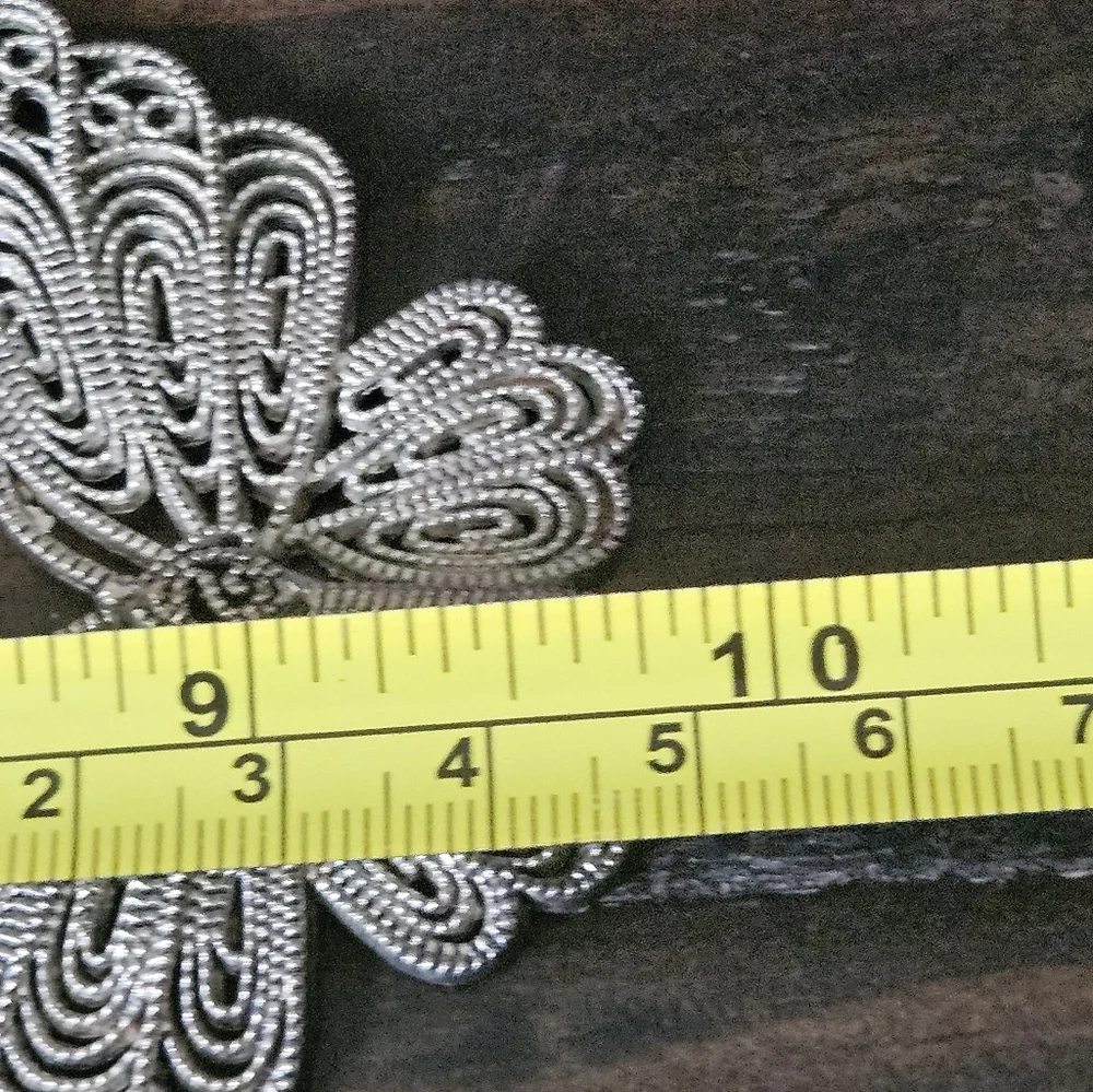 ❤️LAST CHANCE❤️ Vintage Huge Silverton Filigree Butterfly Necklace - Picture 3 of 6